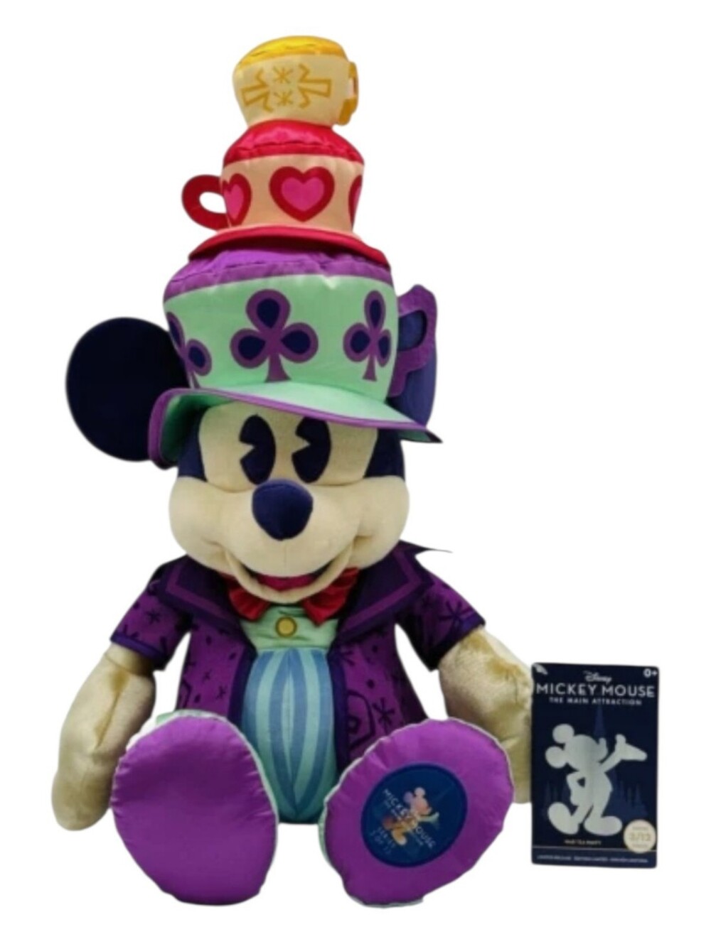 Disney Main Attraction Mad Tea Party Mickey Mouse Plush